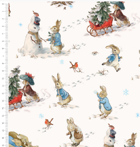 Peter Rabbit Christmas-white